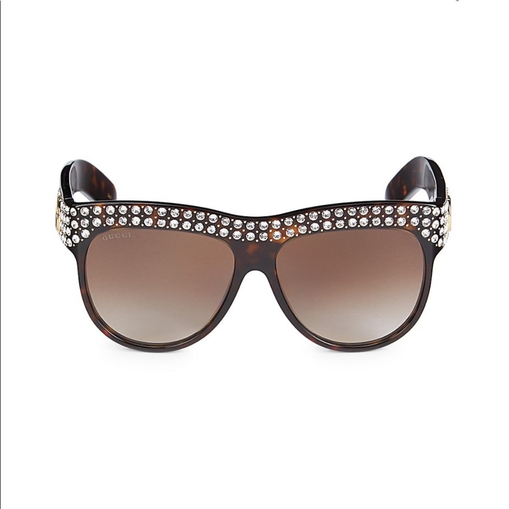 GUCCI Runway 💫 
58MM Embellished Sunglasses